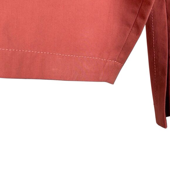 Lafayette 148 Top Button Up Long Sleeve Salmon READ Size 3X Layering Shacket - Picture 2 of 11